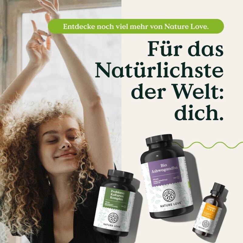 180 Kapseln Vitamin B Komplex Kapseln hochdosiert vegan NATURE LOVE®
