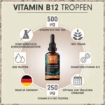 1800 Tropfen Vitamin B12 Tropfen 500 µg bioaktiv vegan ProFuel