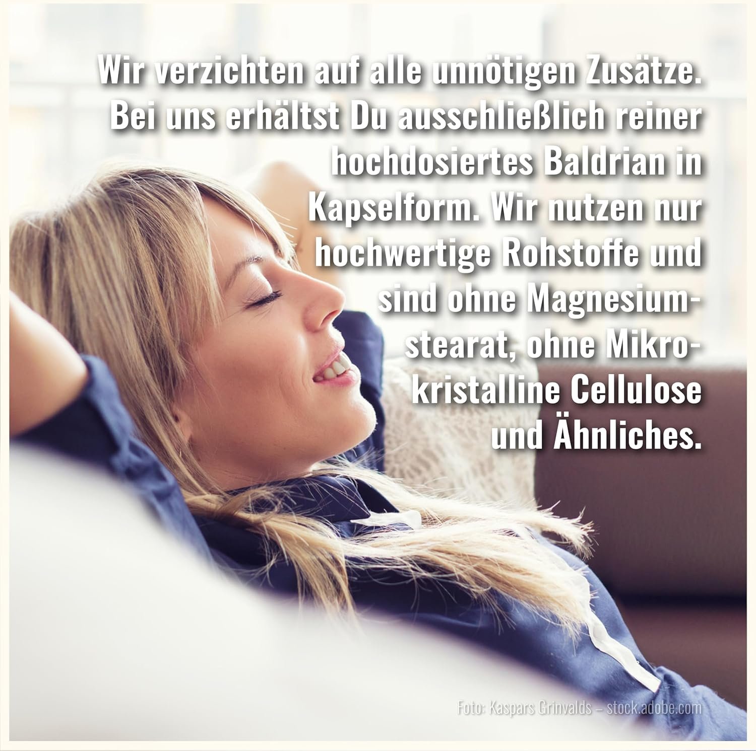 81uMHv5j7+L._AC_SL1500_ 180 baldrian kapseln hochdosiert – 600 mg pro Kapsel – Natürliche Entspannung – Laborgeprüft