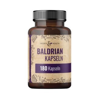180 baldrian kapseln hochdosiert – 600 mg pro Kapsel – Natürliche Entspannung – Laborgeprüft