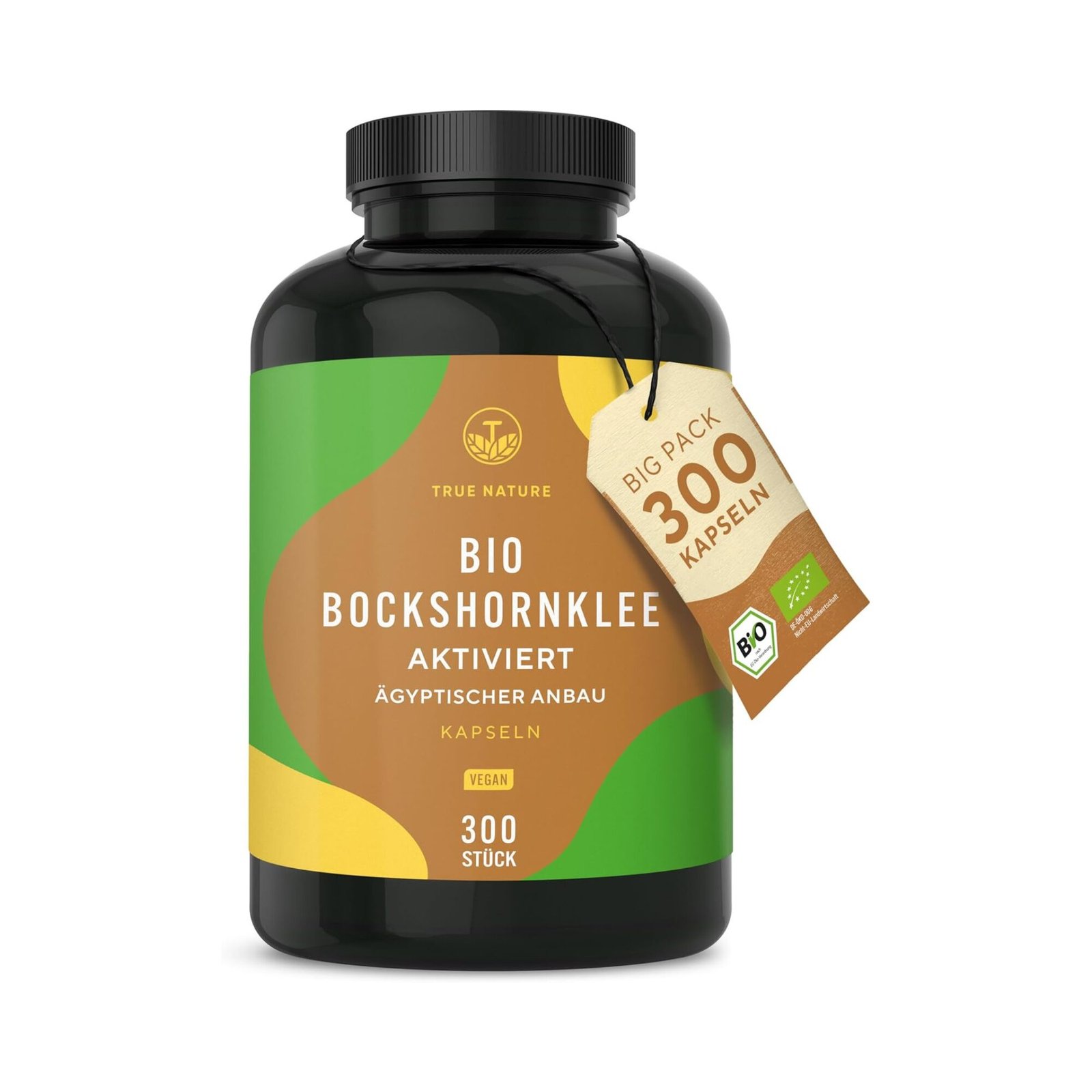 300 bio bockshornklee kapseln hochdosiert – 2600 mg pro Tag – Vegan – TRUE NATURE
