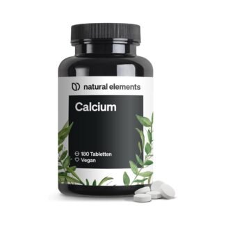 180 calcium tabletten 800 mg – Vegan & Hochdosiert – Laborgeprüft – Natural Elements