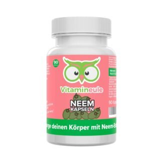 120 neem kapseln – Hochdosiert 400 mg 4:1 Extrakt – Bioaktiv & Vegan