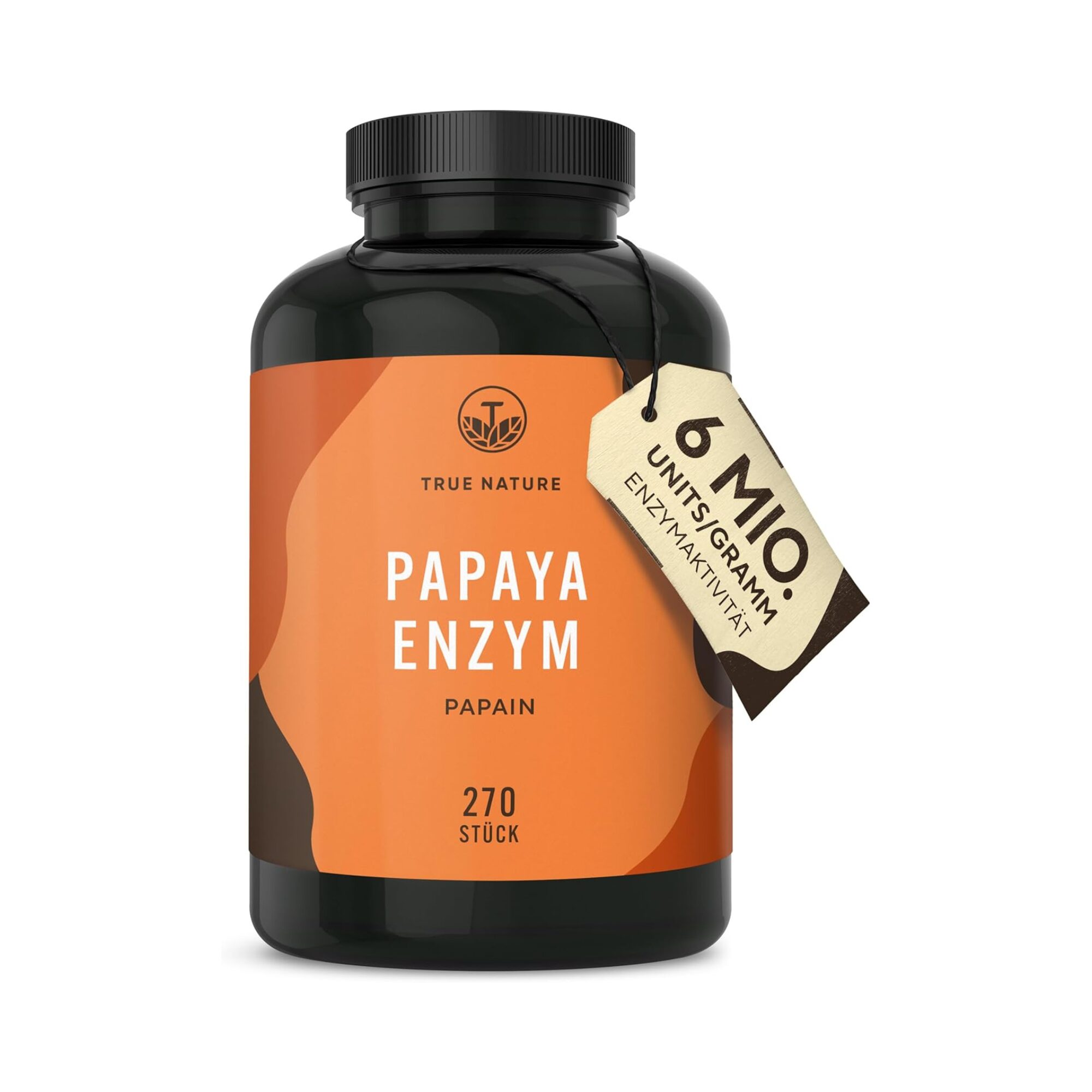 270 vegane papaya enzym kapseln mit 2100 mg Papain, hochdosiert, deutsche Produktion