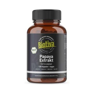 120 papaya extrakt kapseln – Bio & hochdosiert – Proteolytische Aktivität