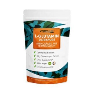 500g l-glutamin pulver – Vegan, hochdosiert, geschmacksneutral & laborgeprüft
