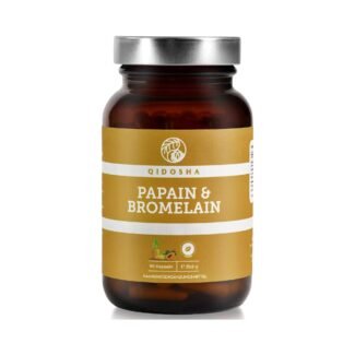 90 papain enzym kapseln – 320 mg – Magensaftresistent – Mit Bromelain