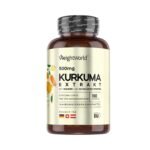 kurkuma extrakt kapseln 180 stück vegan mit ingwer und schwarzem pfeffer