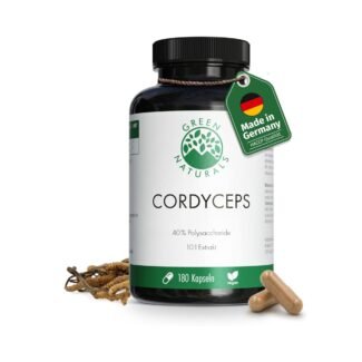 cordyceps kapseln 14000mg hochdosiert 10:1 extrakt 40% polysaccharide green naturals