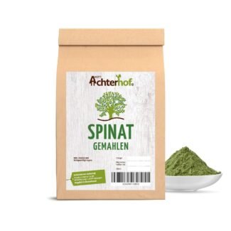 spinatpulver 250g gemüsepulver bio zum kochen & färben