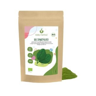 spinatpulver bio 250g vegan ohne zusätze gemahlen