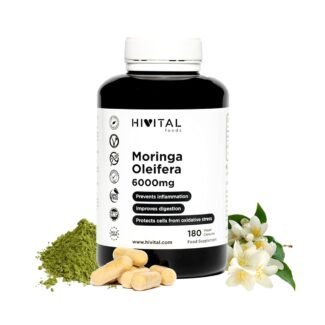 moringa kapseln hochdosiert 6000mg 180 stück vegan hivital
