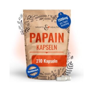 papain kapseln 1500mg 210 stück papaya enzym hochdosiert vegan cdf