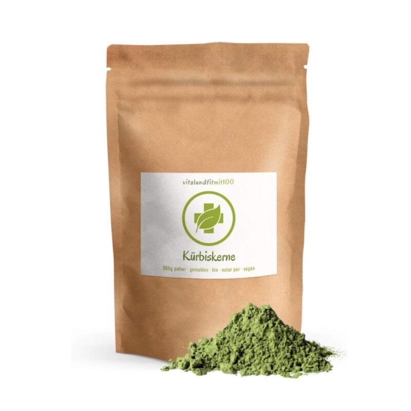 kuerbiskernpulver 300g bio gemahlen vegan eiweissreich