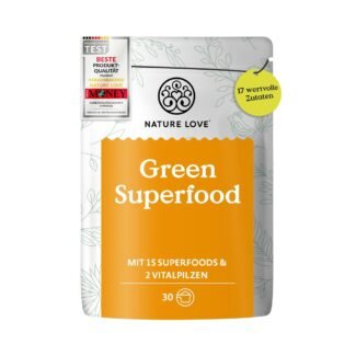 green superfood pulver 300g vegan ohne zusätze nature love