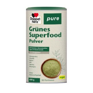 grünes superfood pulver 600g vegan mit matcha und opc