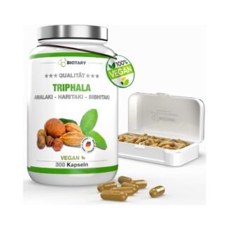 triphala kapseln hochdosiert 300 stück vegan made in germany