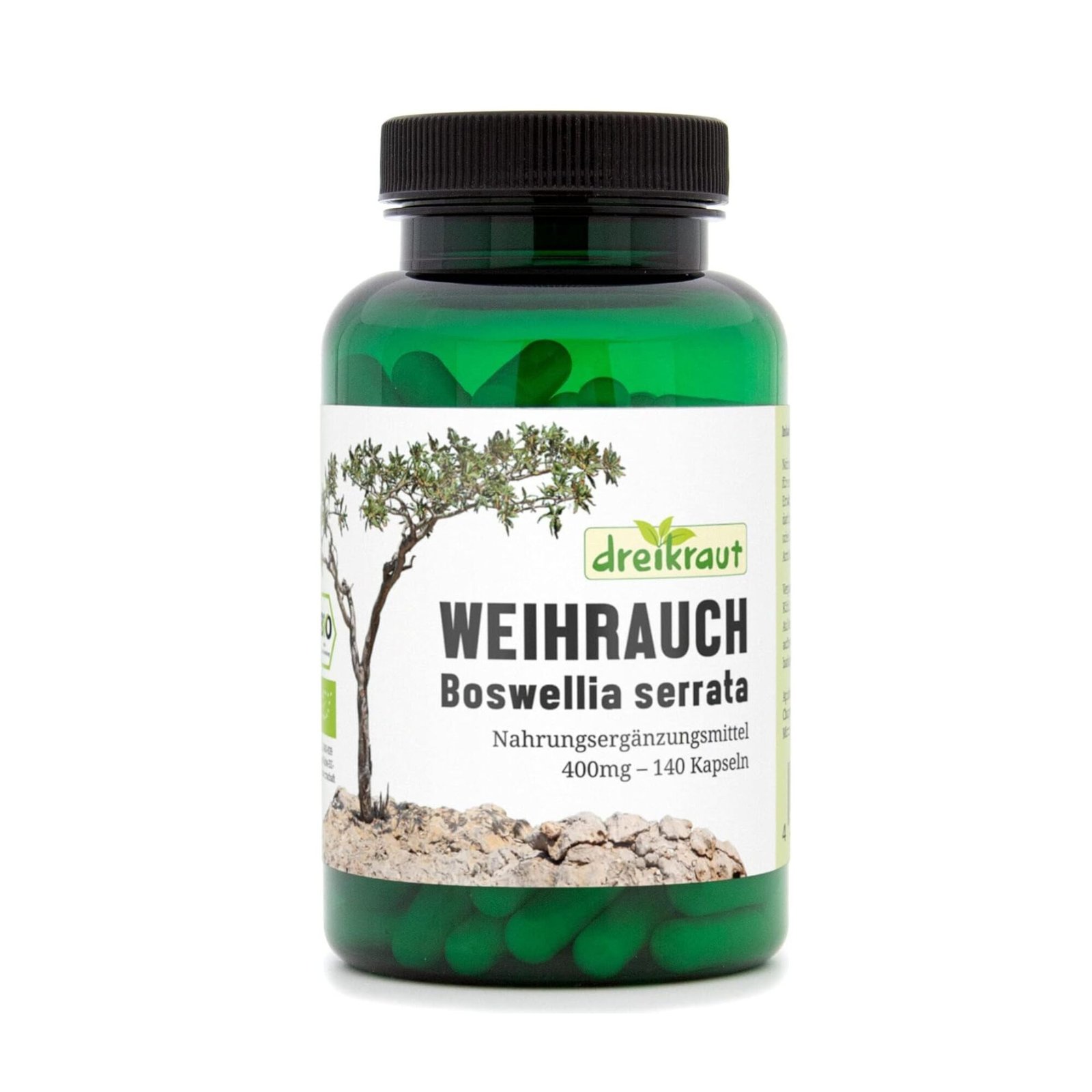 weihrauch kapseln bio 140 stück hochdosiert boswellia vegan