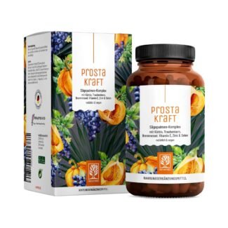 sägepalme kapseln prostakraft 120 stück mit zink selen kürbiskern naturtreu vegan
