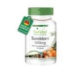 sanddorn kapseln 500mg hochdosiert 90 stück vegan fairvital