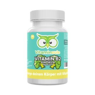 200 Kapseln Vitamin B2 Kapseln 200 mg hochdosiert vegan Vitamineule