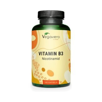 180 Kapseln Vitamin B3 Kapseln 500 mg hochdosiert vegan Vegavero®