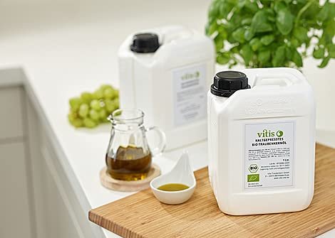 1L kaltgepresstes Traubenkernöl – Regional & vitaminreich | Vitis