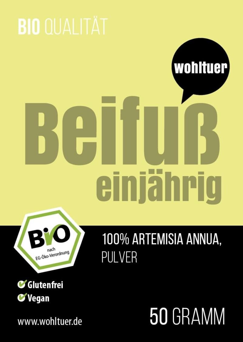 50g Einjähriger Beifuß Bio Pulver fein gemahlen naturbelassen | Wohltuer