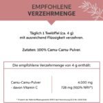 500g Camu Camu Pulver Bio hochdosiert mit natürlichem Vitamin C | Eltabia