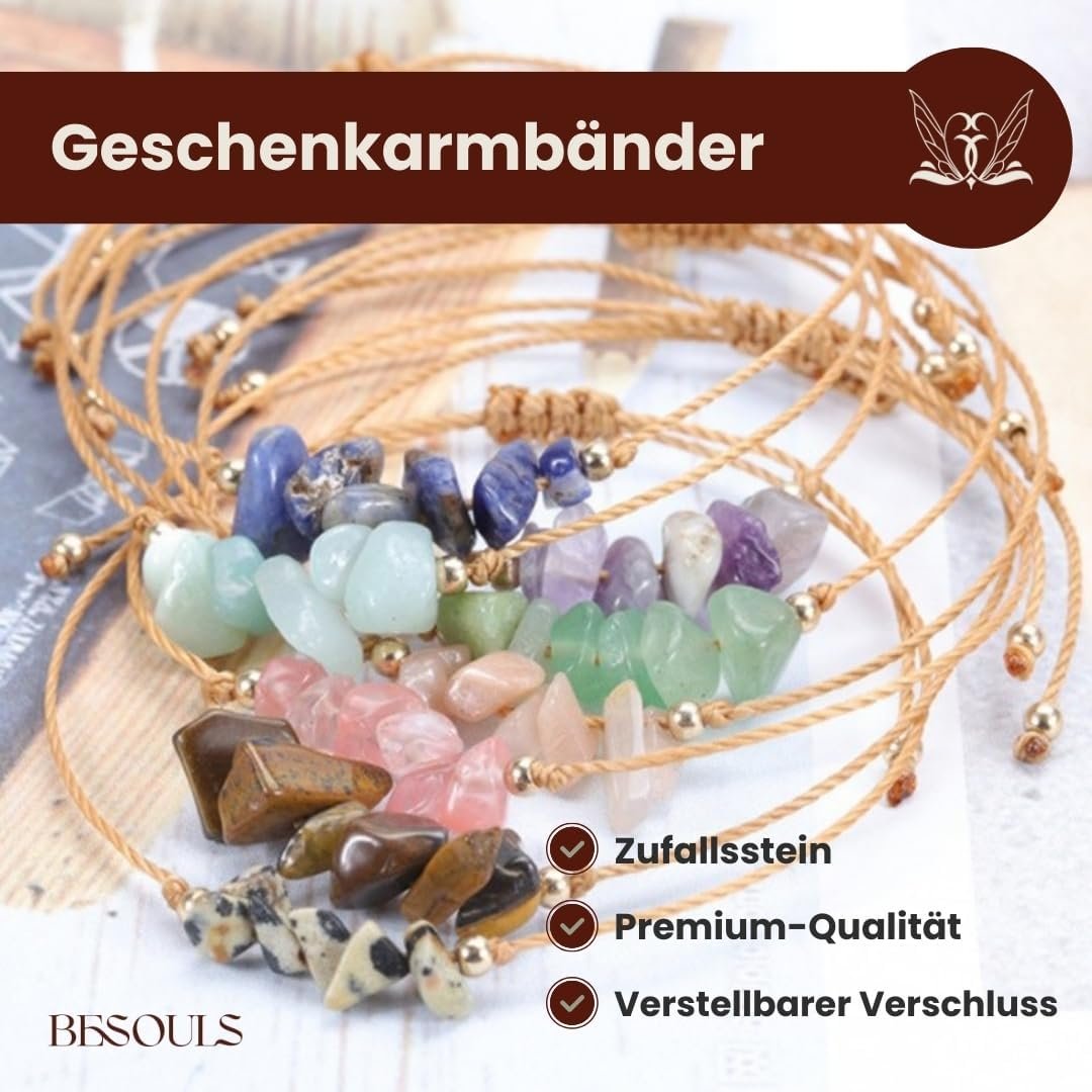 12-teiliges Set Räucherset Hausreinigung – Weißer Salbei, Palo Santo & Selenit Armband | BESOULS