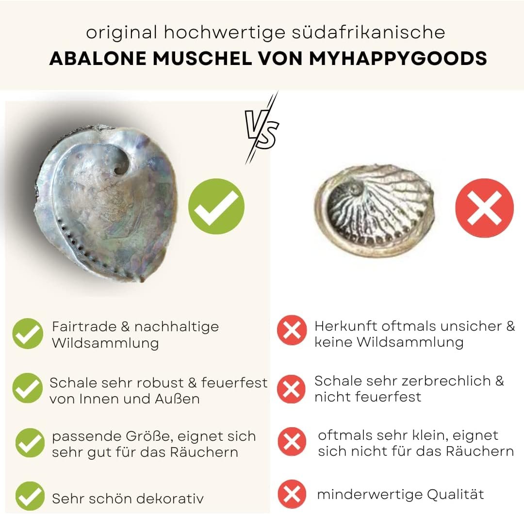 Räucherset Weißer Salbei – inkl. Palo Santo, Muschel & Anleitung | MyHappyGoods