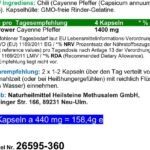 360 Stk. Capsaicin Fettverbrenner Kapseln – Diät & Stoffwechsel | VitalLeben