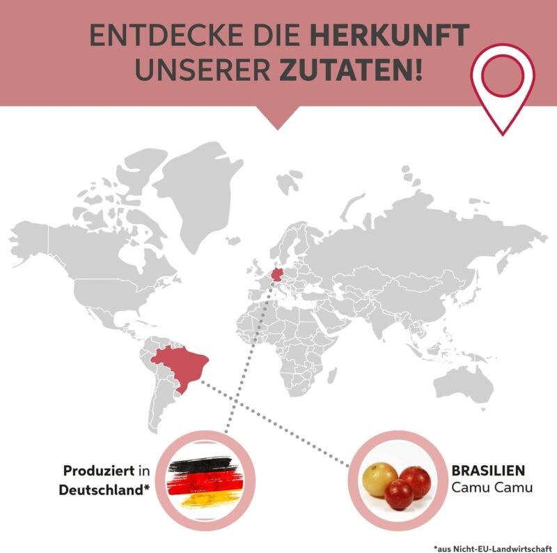 500g Camu Camu Pulver Bio hochdosiert mit natürlichem Vitamin C | Eltabia
