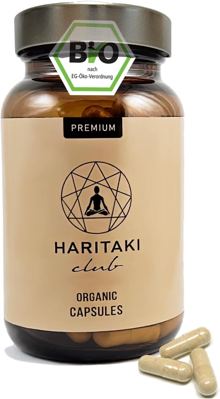 500mg Haritaki Kapseln Bio – ayurvedisch & naturrein | Haritaki Club
