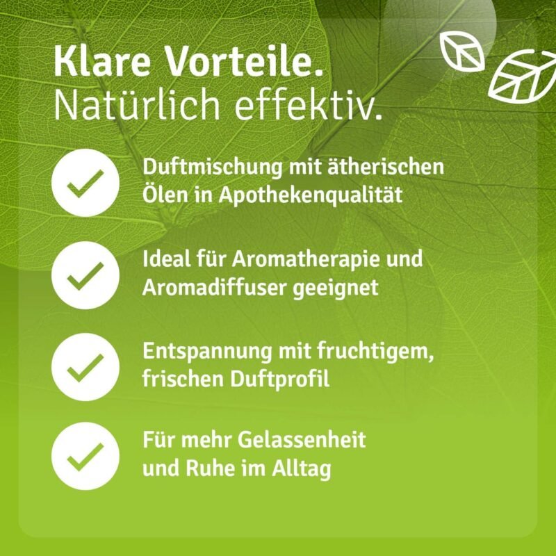 5 ml Ruhe Entspannung Duftmischung | Ätherische Öle für Gelassenheit & Balance | Casida
