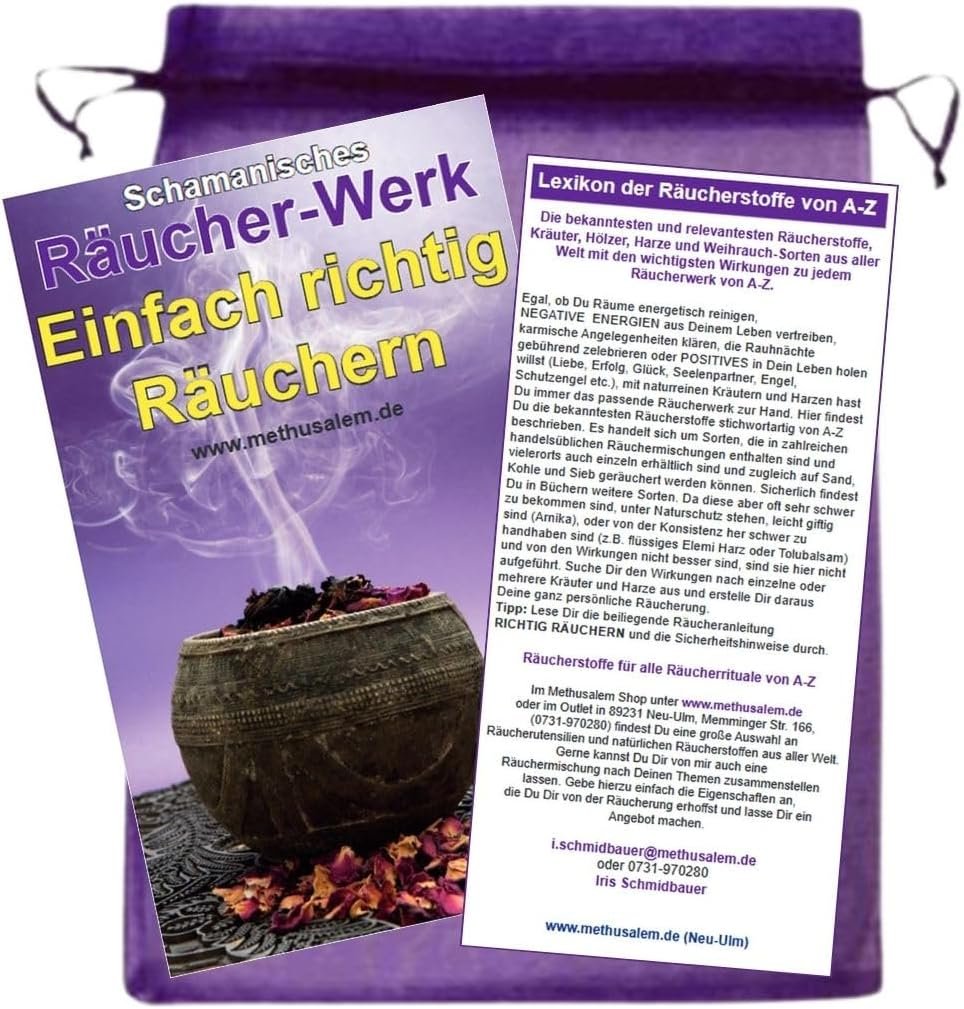 20-tlg. Räucherset Hausreinigung – mit Schale, Kohle & Anleitung | MyTobaQ