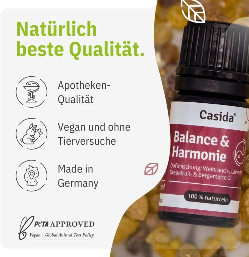5 ml Casida Duftmischung Balance & Harmonie | Ätherisches Öl für innere Ruhe
