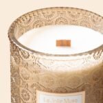 Island Coconut Duftkerze 539g | Glaskerze mit Holzdocht & Kokosduft | 90h Brenndauer | LA JOLIE MUSE