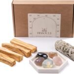 12-teiliges Set Räucherset Neue Anfänge – Weißer Salbei, Palo Santo & Heilsteine | BESOULS