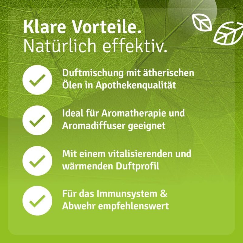 5 ml Winterkraft Duftmischung ätherische Öle | Stärkende Mischung für die kalte Jahreszeit | Casida