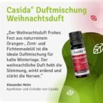 10 ml Weihnachtsduft Öl Frohes Fest | Ätherisches Weihnachtsöl mit Zimt & Orange | Casida
