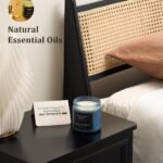330g Sommernacht Duftkerze im Glas | Natürliche Sojakerze mit Patchouli-Duft & 2 Dochten | M&SENSE
