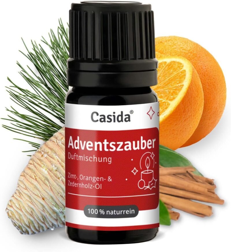 Casida Adventszauber Duftmischung 5ml Weihnachtsduft mit ätherischen Ölen