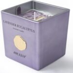 220g Duftkerze Lavender Eucalyptus – Aromatische Kerze mit 46h Brenndauer | Airkeep