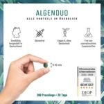 360 Spirulina Chlorella Presslinge – 6000 mg Bio-Algen pro Tag | NATURTREU