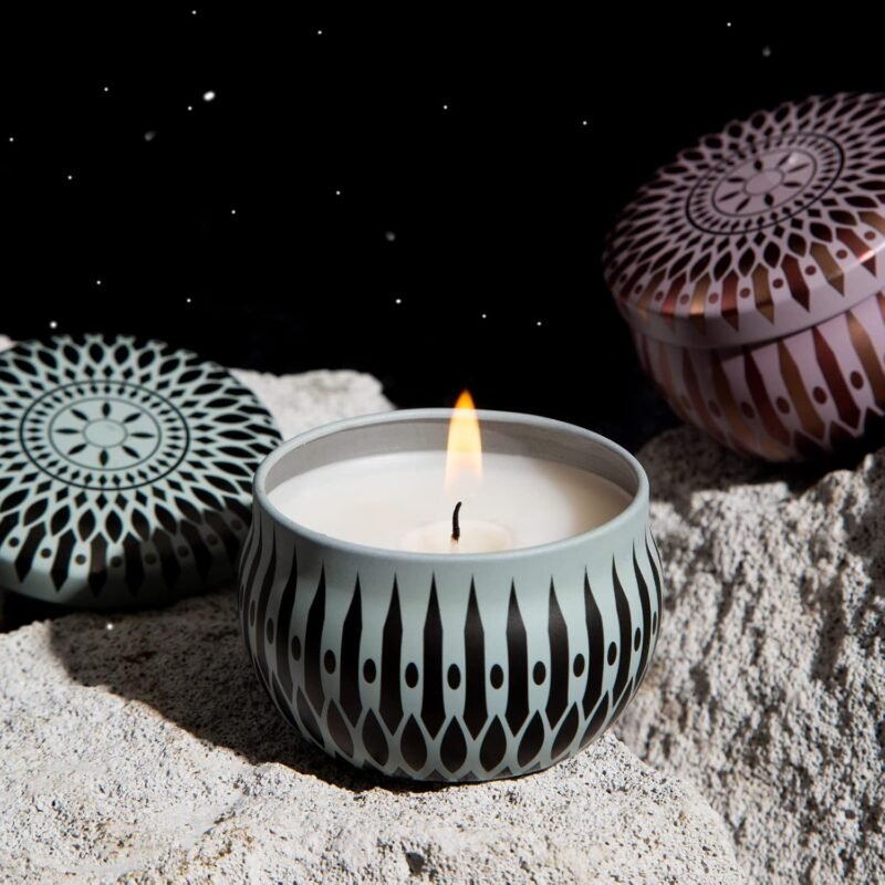 8er Duftkerzen Geschenkset Frauen – Stück Aromatherapie Kerzen aus Sojawachs | Amorxiao