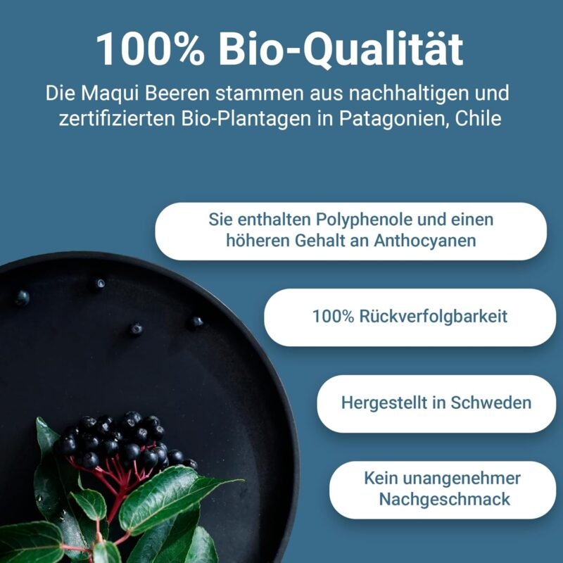 60 Synbiotikum Kapseln mit Maquibeeren – Probiotika & Präbiotika, bio & vegan | SUKO