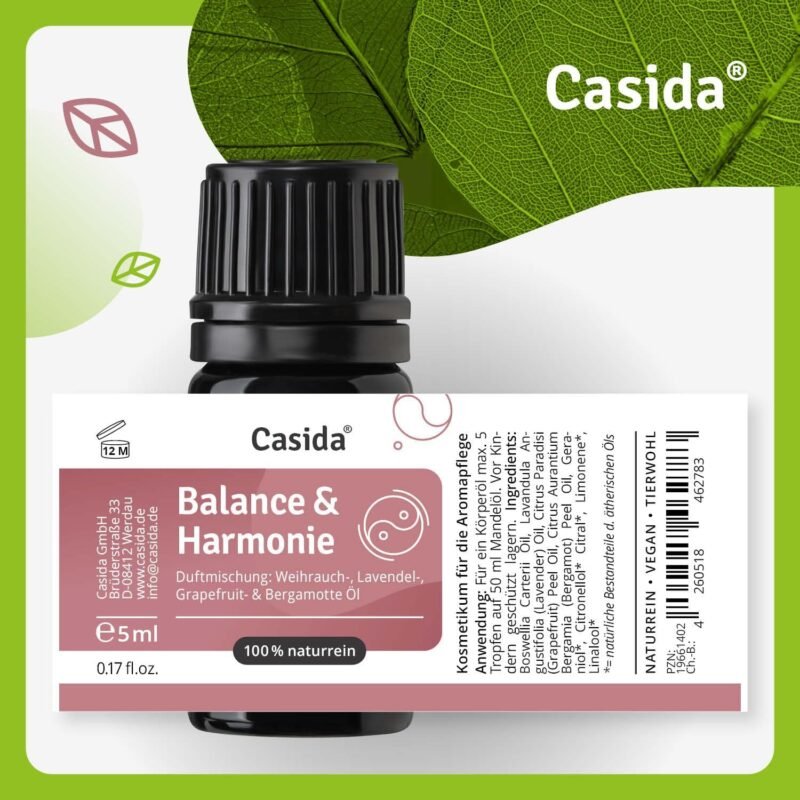 5 ml Casida Duftmischung Balance & Harmonie | Ätherisches Öl für innere Ruhe