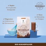 1kg Bio Kakaopulver – Reines Rohkostpulver aus Premium Kakaobohnen | Sevenhills Wholefoods