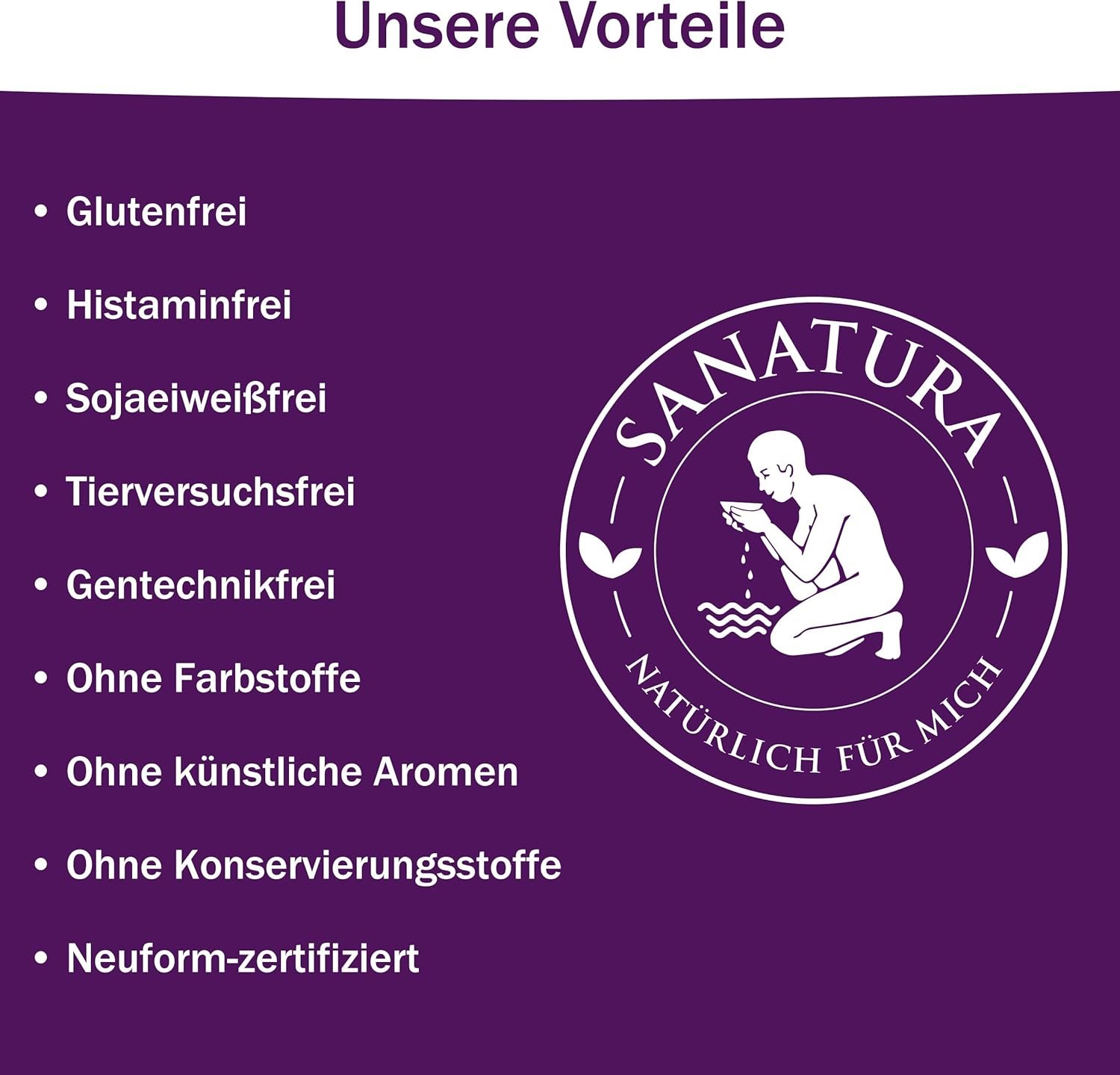 250g Inulin Pulver Bio – aus Chicorée-Wurzel, vegan & ballaststoffreich | Sanatura